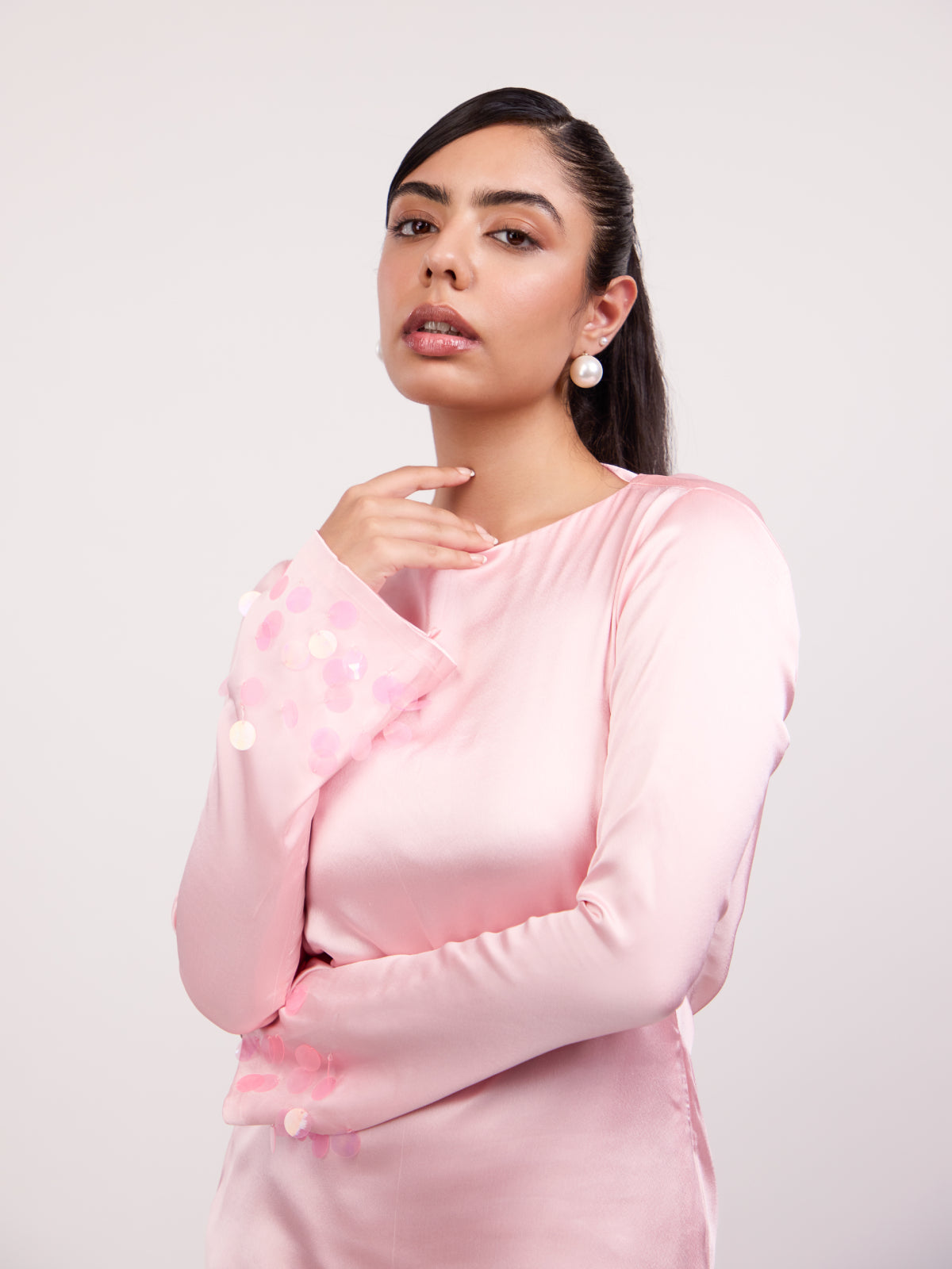 Selena Mini Satin Dress