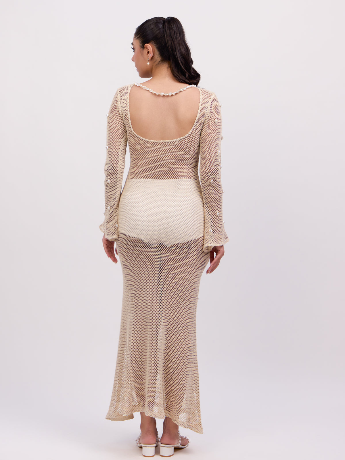 Bella Crochet Maxi Dress