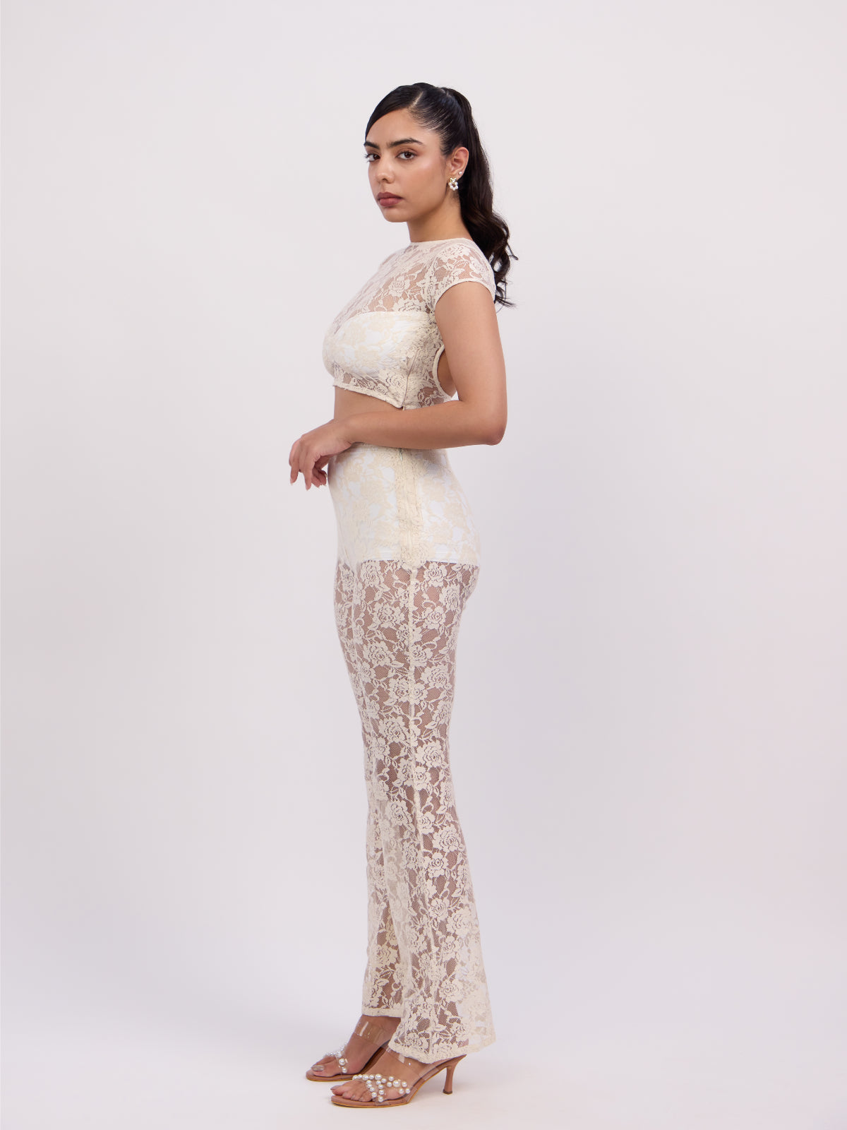 Ivy Bell Bottom Lace Pants