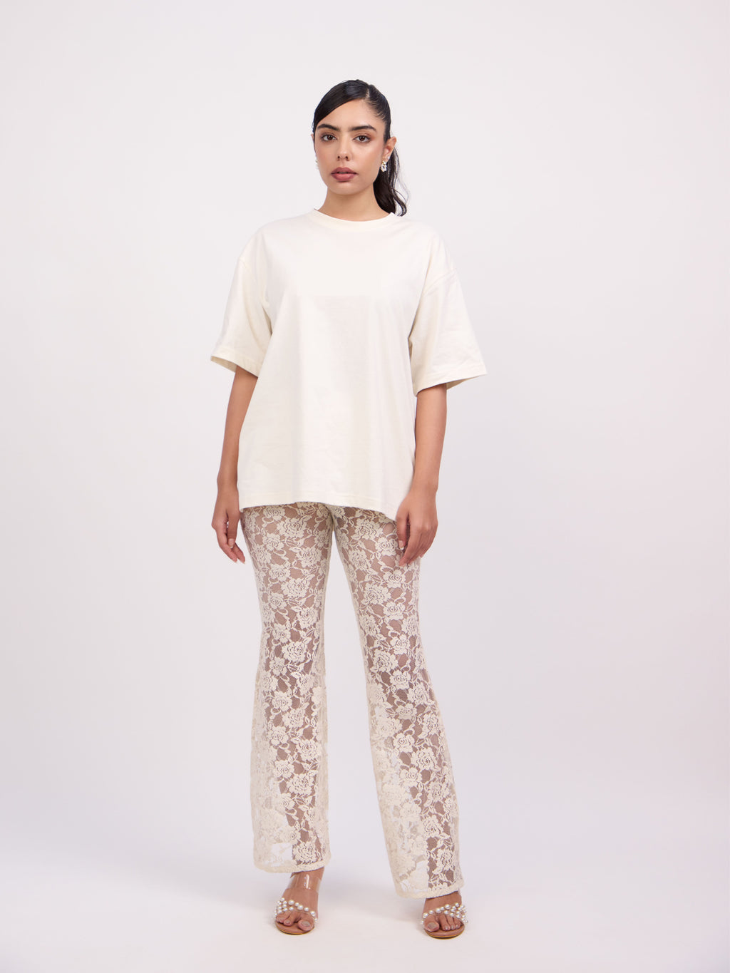 Ivy Bell Bottom Lace Pants