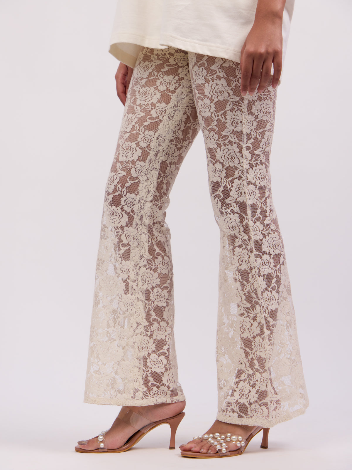 Ivy Bell Bottom Lace Pants