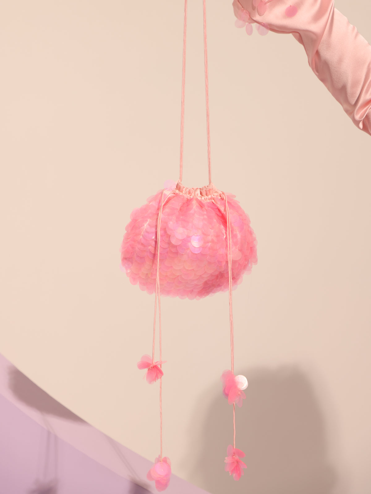 Mira Embroidered Bucket Bag