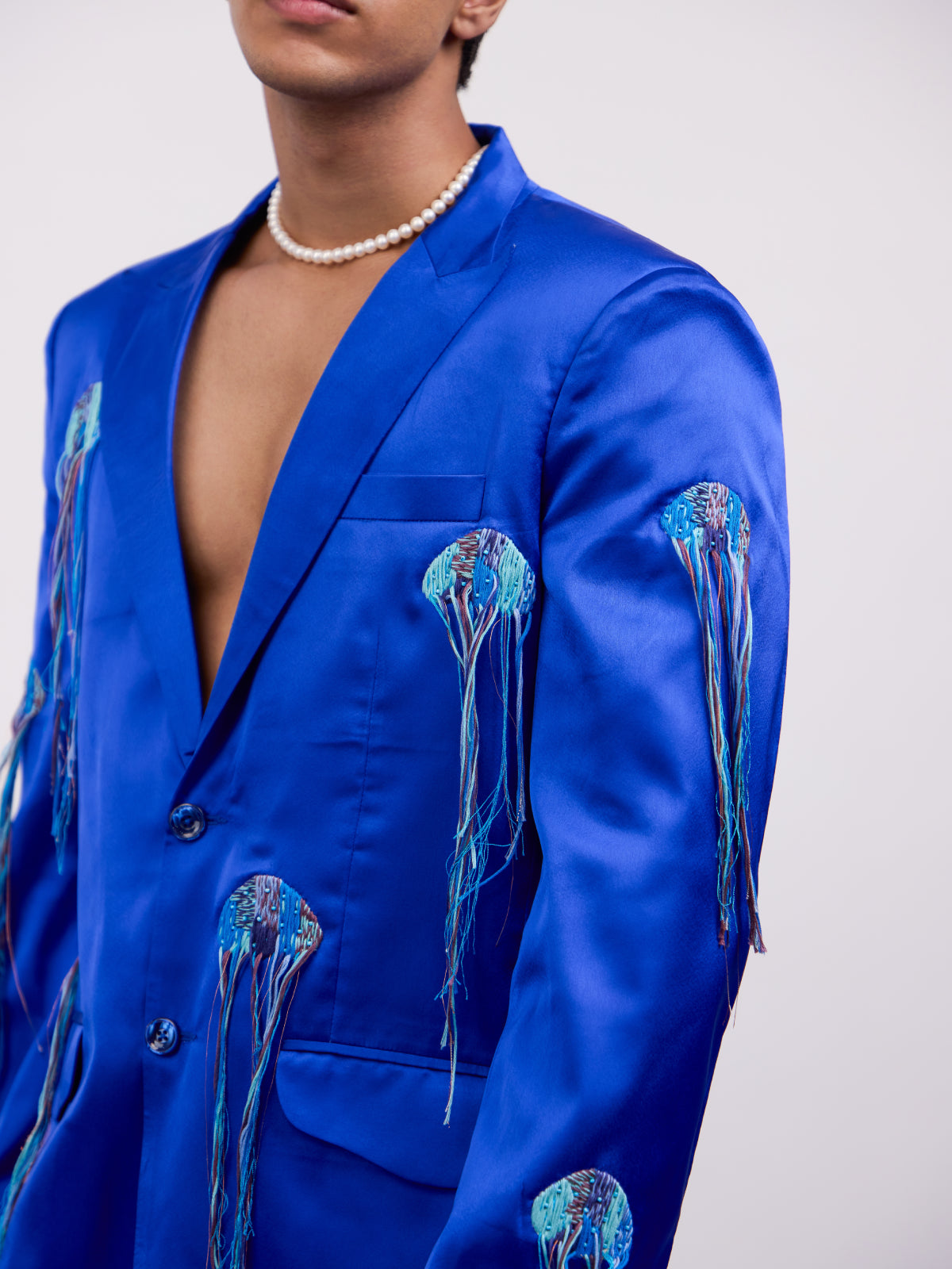 Morgan Embroidered Blazer Set