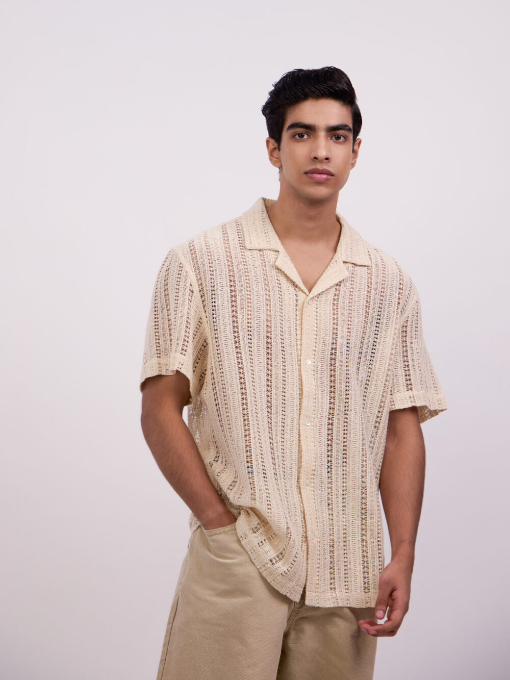 Noah Resort Crochet Shirt