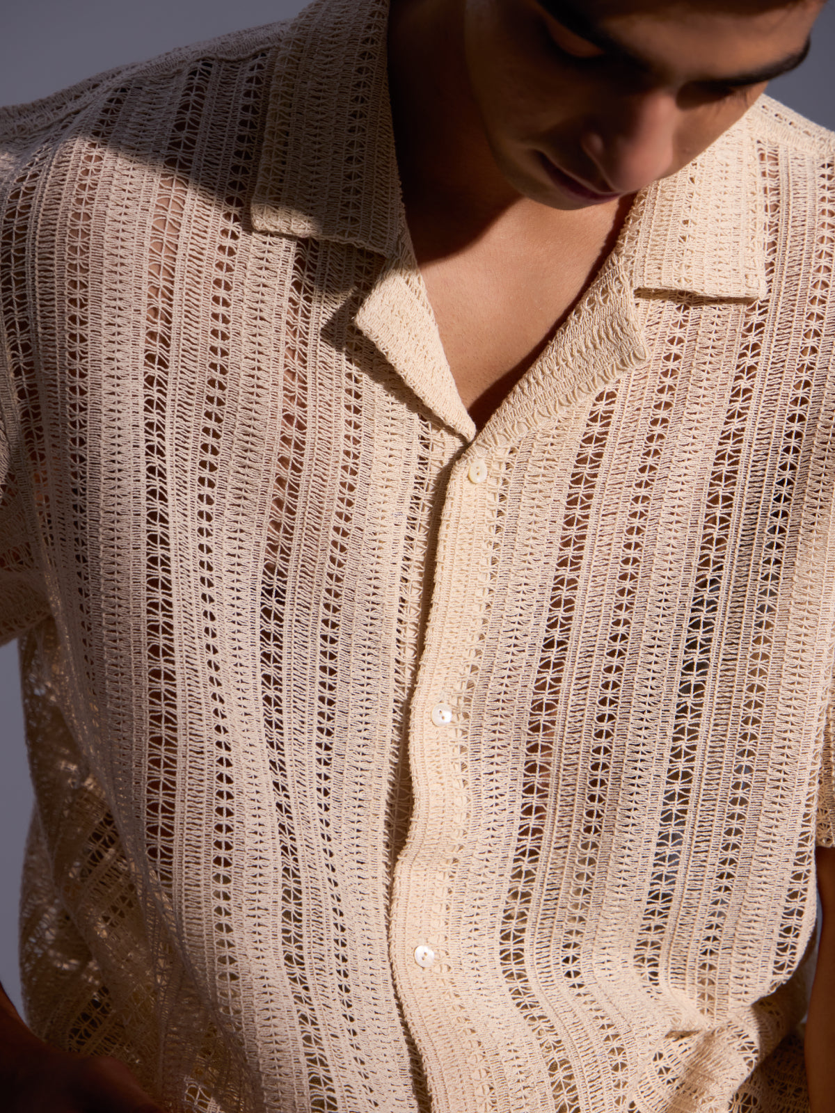 Noah Resort Crochet Shirt