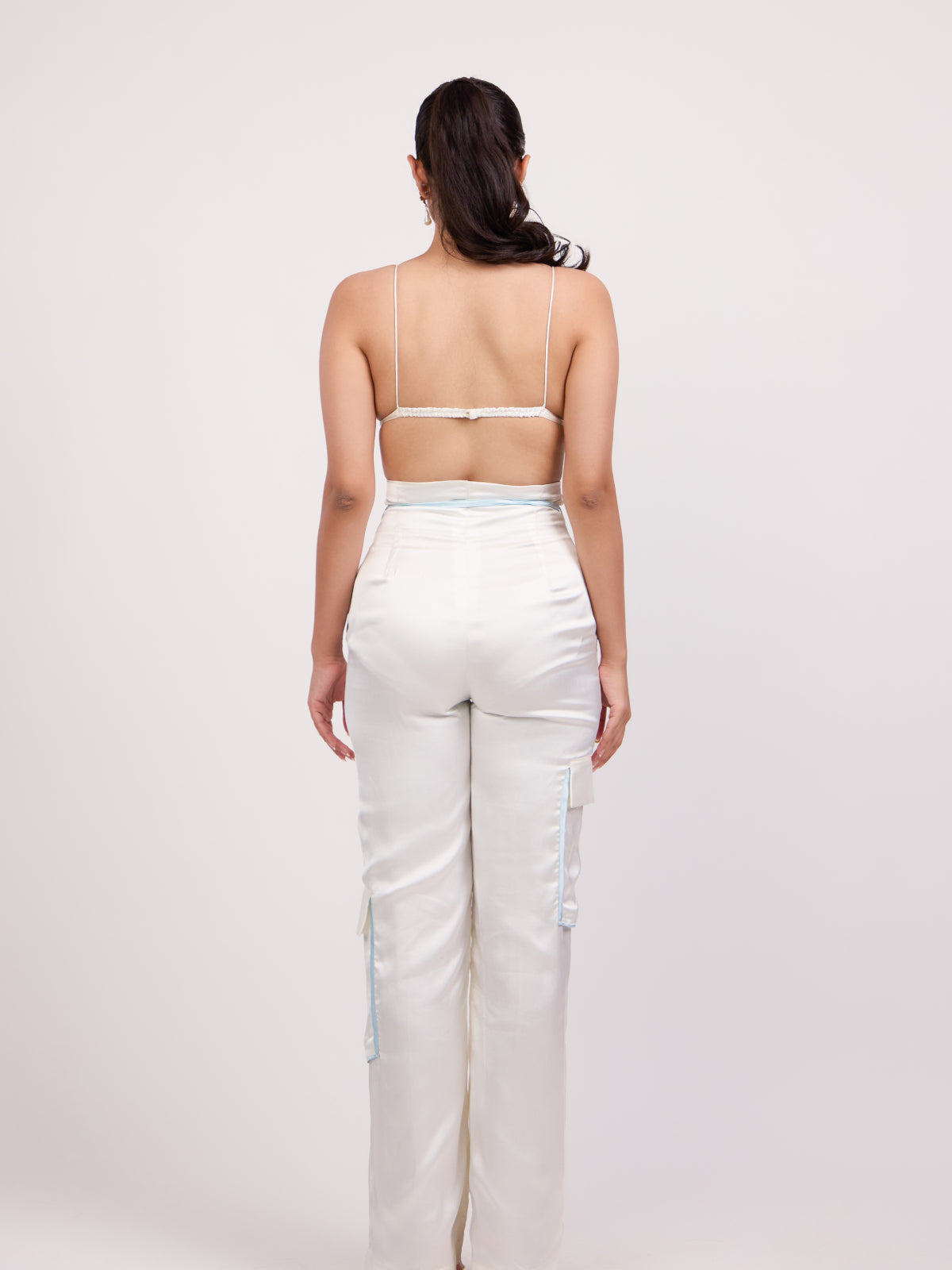 Tina Satin Wide Leg Pants
