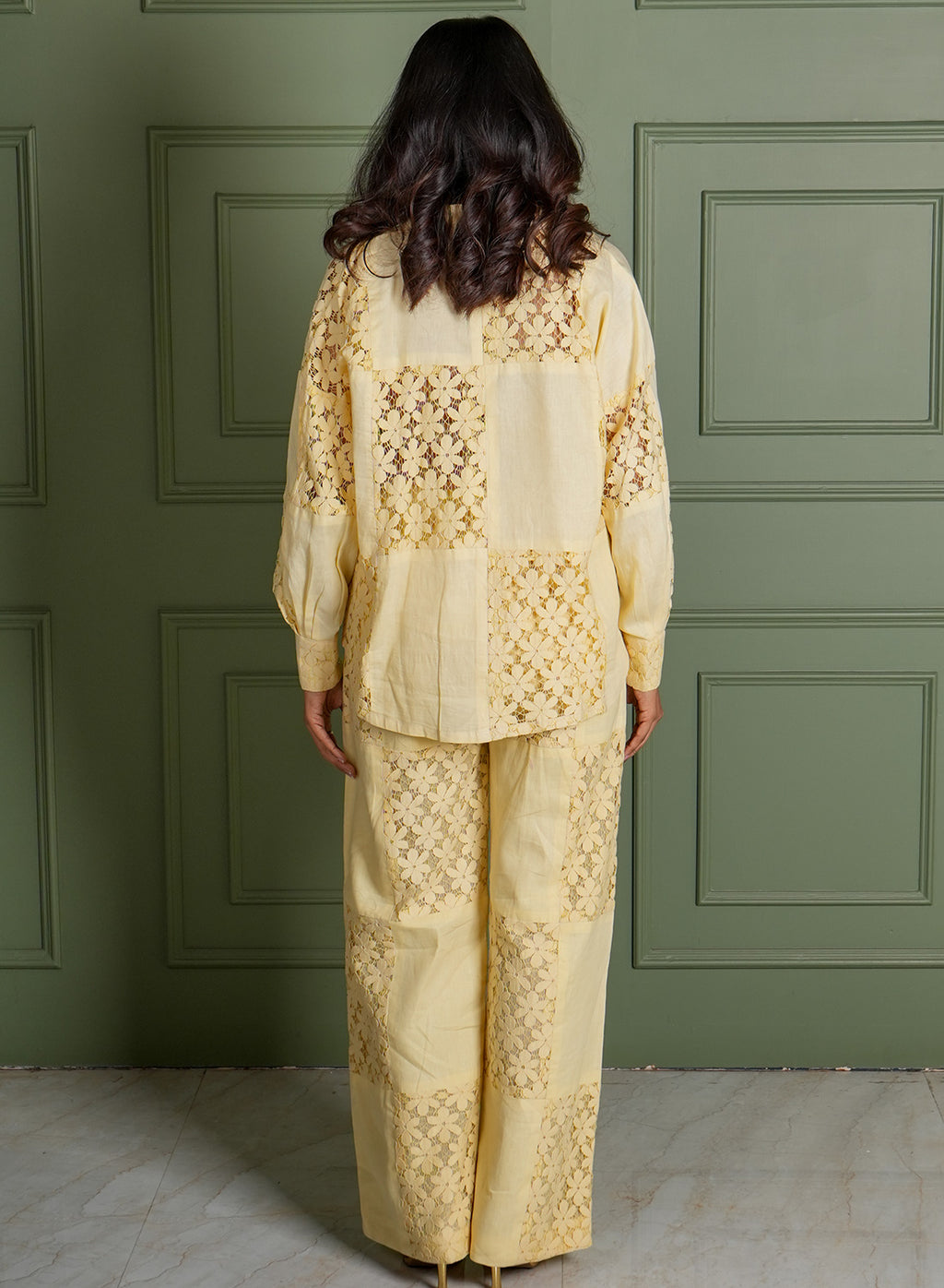 Lemon Grid Co-ord Set