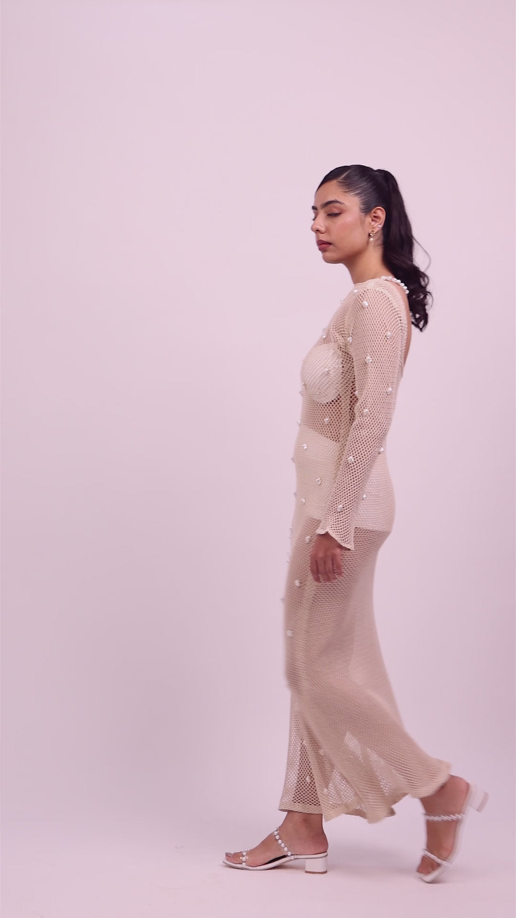 Bella Crochet Maxi Dress