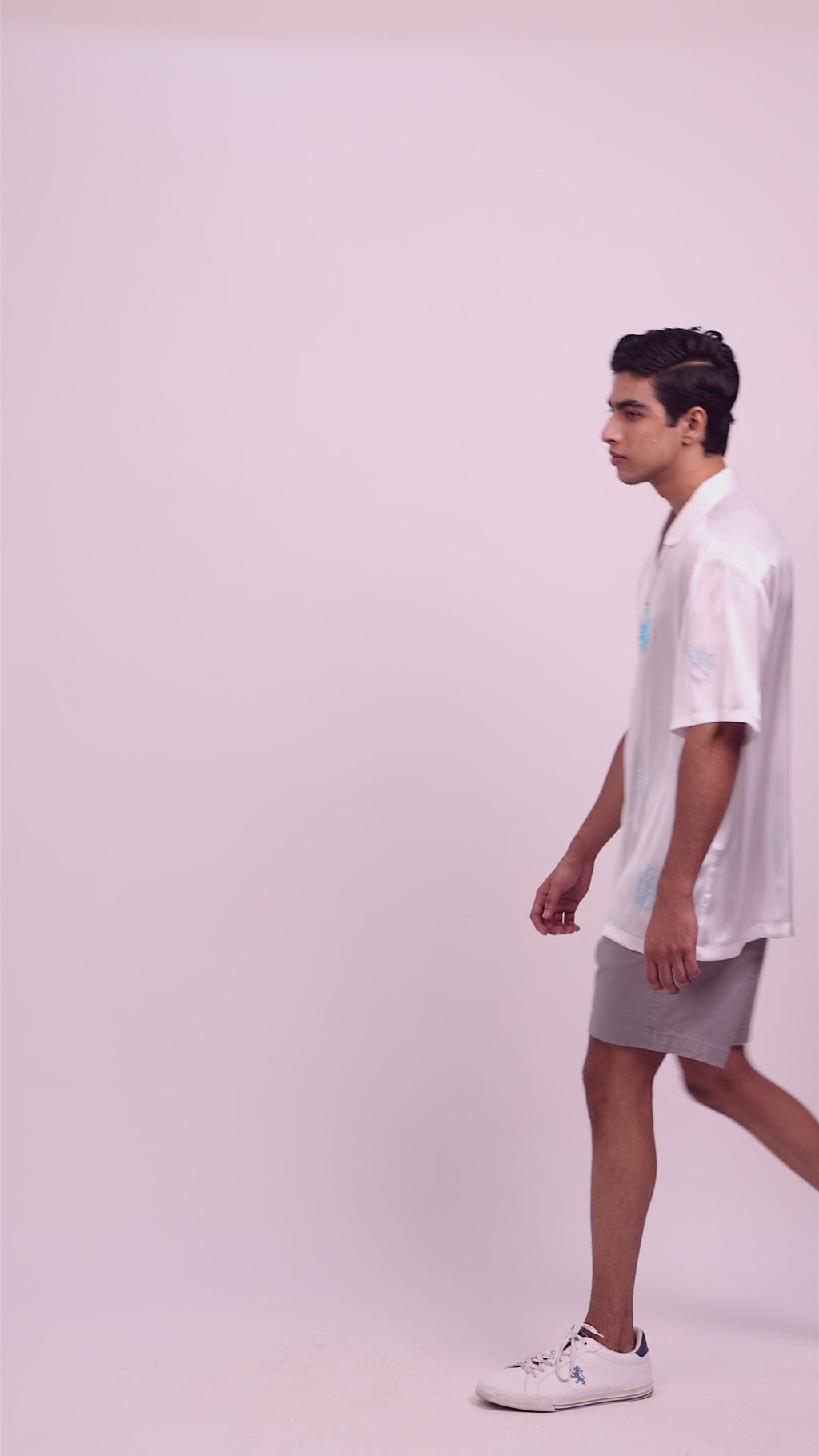 Bay Resort Satin Embroidered Shirt