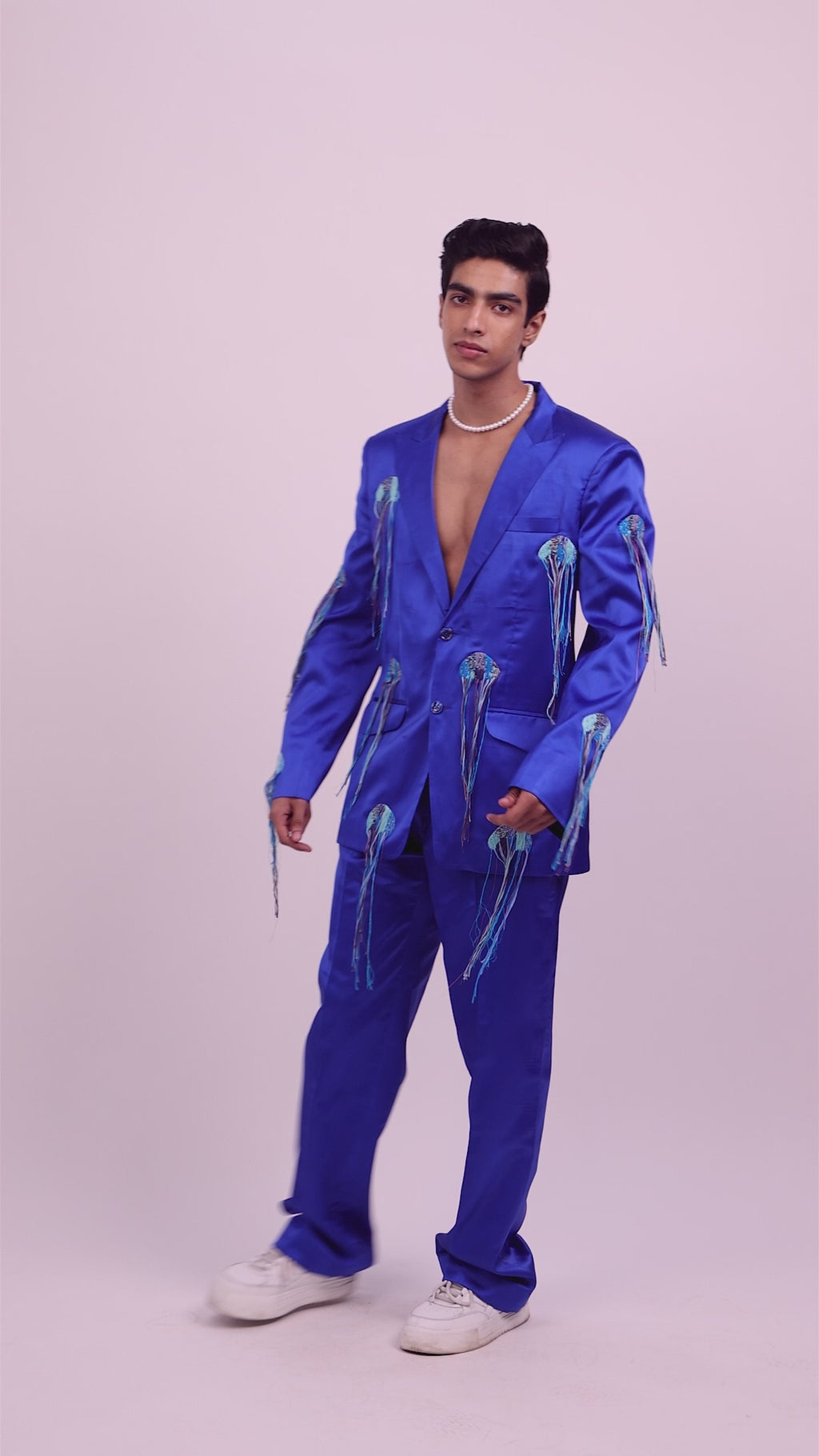 Morgan Embroidered Blazer Set