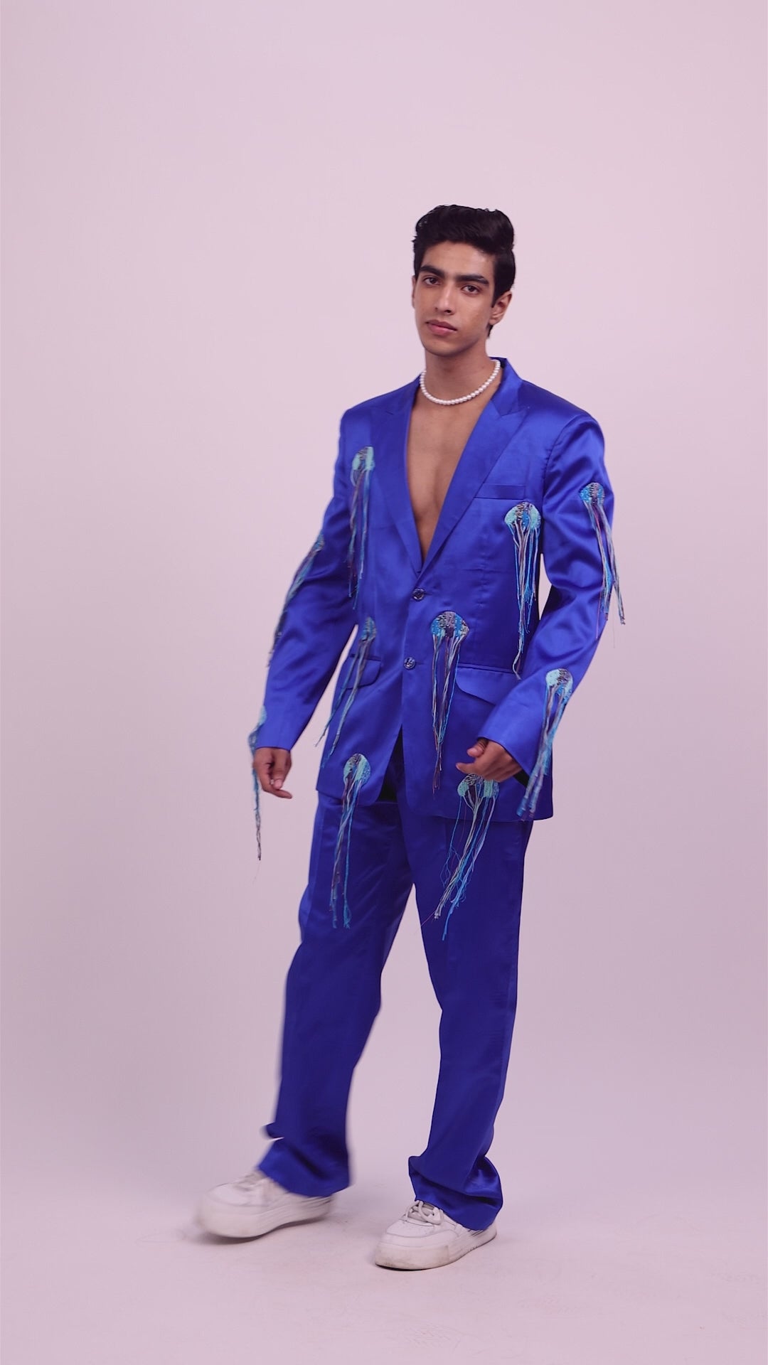 Morgan Embroidered Blazer Set